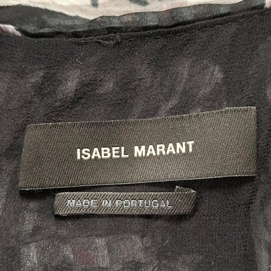 Isabel Marant bedrucktes, gerüschtes Minikleid aus mehrfarbiger Seide - Image 3