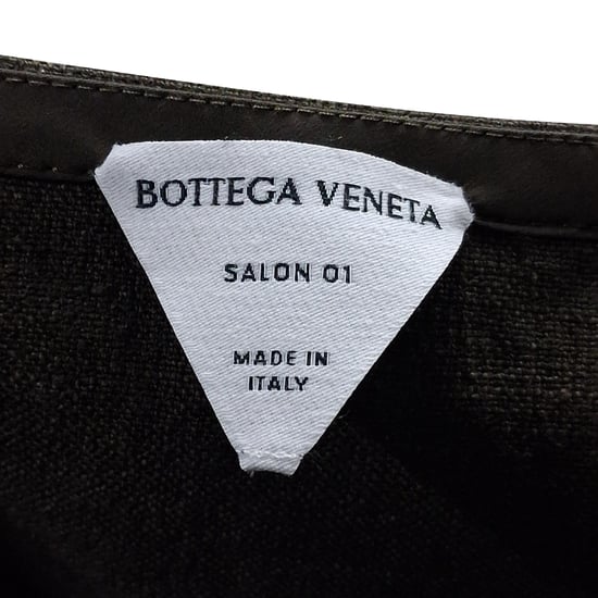 Bottega Veneta Salon Neckholder-Minikleid aus olivgrünem Leinen - Image 3