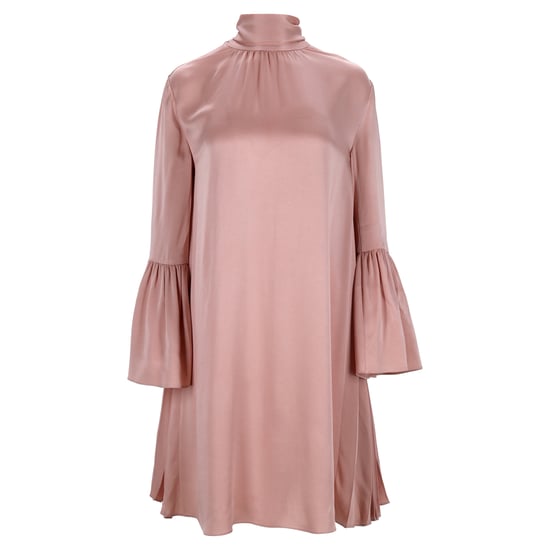 Fendi Minikleid mit Rollkragen und Rüschenärmeln aus rosa Viskose - Image 1