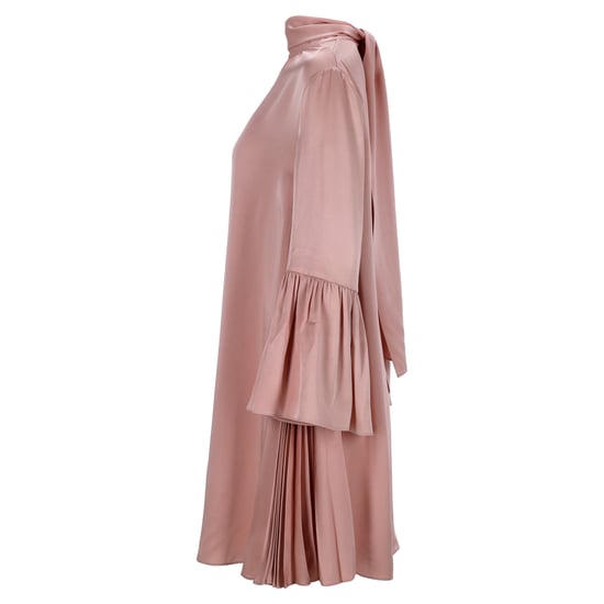 Fendi Minikleid mit Rollkragen und Rüschenärmeln aus rosa Viskose - Image 2
