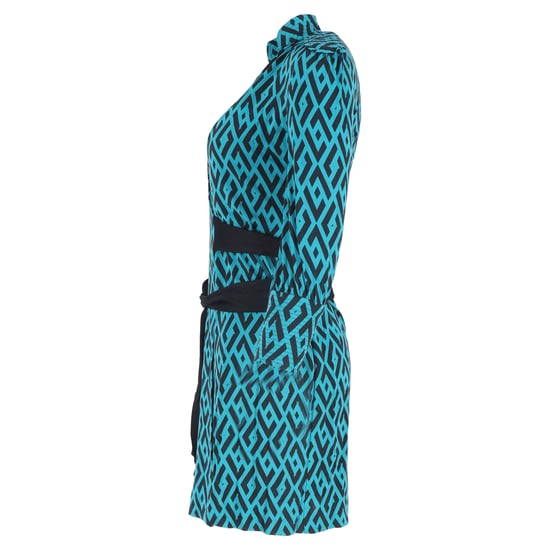 Diane Von Furstenberg Tessa Wickelkleid aus türkisfarbener Seide - Image 2