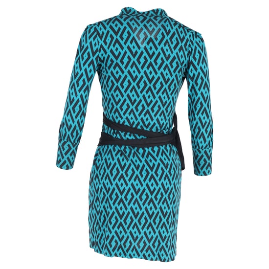 Diane Von Furstenberg Tessa Wickelkleid aus türkisfarbener Seide - Image 3