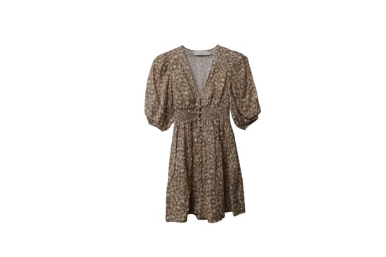 Zimmermann Carnaby Minikleid mit Raffungen aus Leinen mit Animal-Print - Image 2