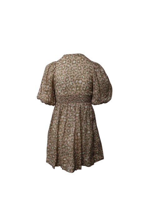 Zimmermann Carnaby Minikleid mit Raffungen aus Leinen mit Animal-Print - Image 4