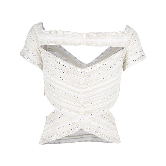 Weißes Cut-out-Top von Gianfranco Ferré – 90er Jahre - Image 3