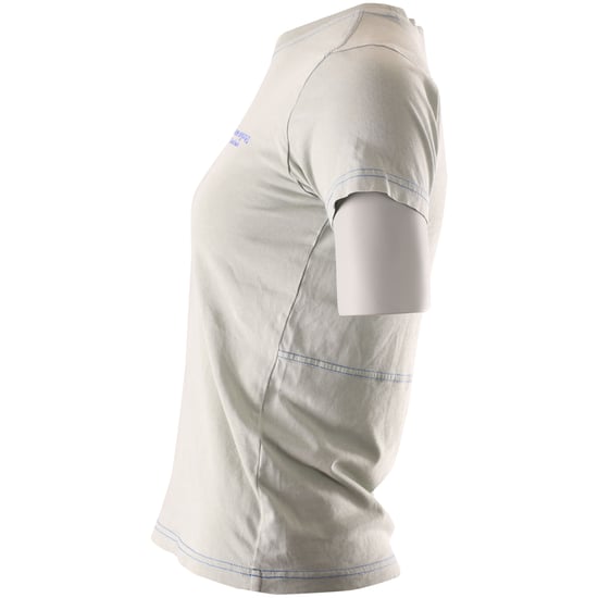Acne Studios T-Shirt mit Markenstickerei aus hellgrüner Baumwolle - Image 2