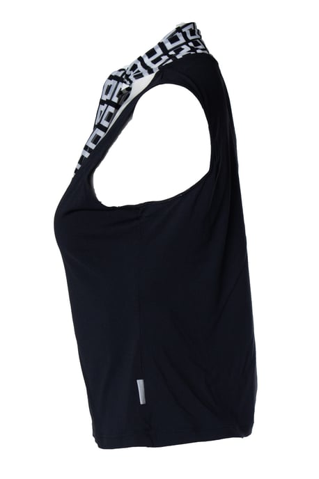 Versace Jeans Couture, schwarzes Schal-Top - Image 2