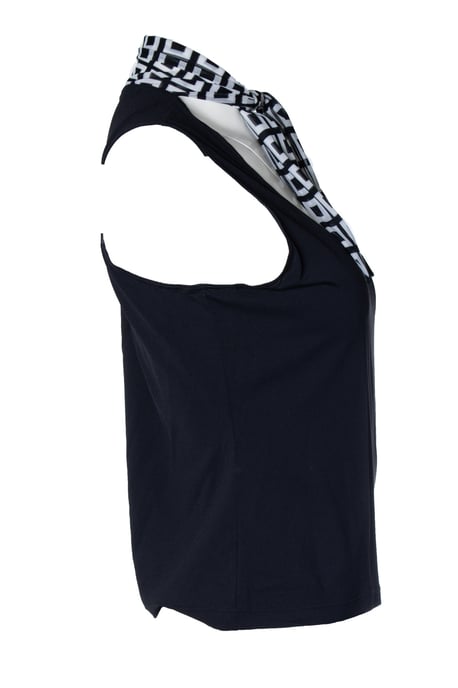 Versace Jeans Couture, schwarzes Schal-Top - Image 4