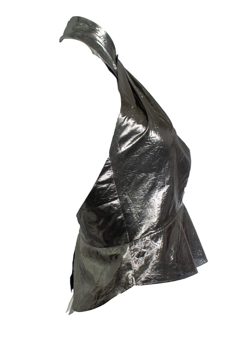 Isabel Marant, metallisch glänzendes Neckholder-Top - Image 4