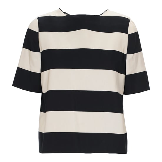 Lanvin Top mit schwarz-weißen Streifen – 2010er Jahre - Image 1