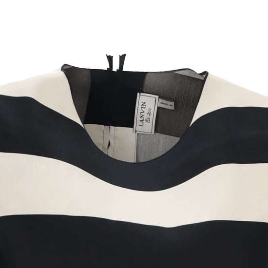 Lanvin Top mit schwarz-weißen Streifen – 2010er Jahre - Image 4