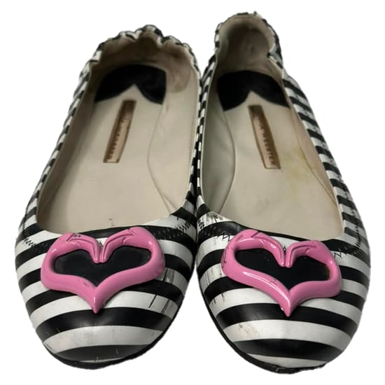 Sophia Webster Miami Gestreifte Ballerinas aus mehrfarbigem Leder - Image 2