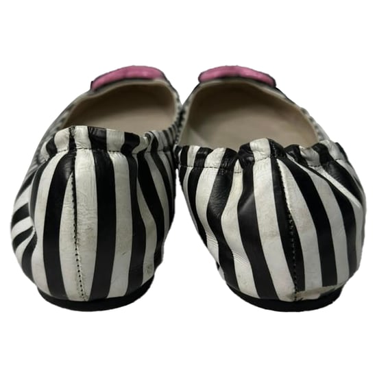 Sophia Webster Miami Gestreifte Ballerinas aus mehrfarbigem Leder - Image 3