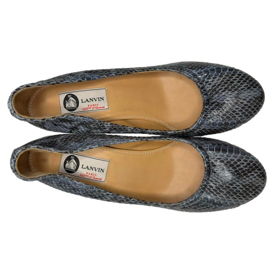 Lanvin Schlangenleder-Pumps aus Tierdruckleder - Image 5