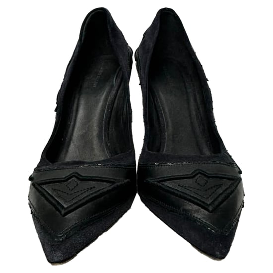 Isabel Marant Spitz zulaufende Pumps aus schwarzem Wildleder - Image 2