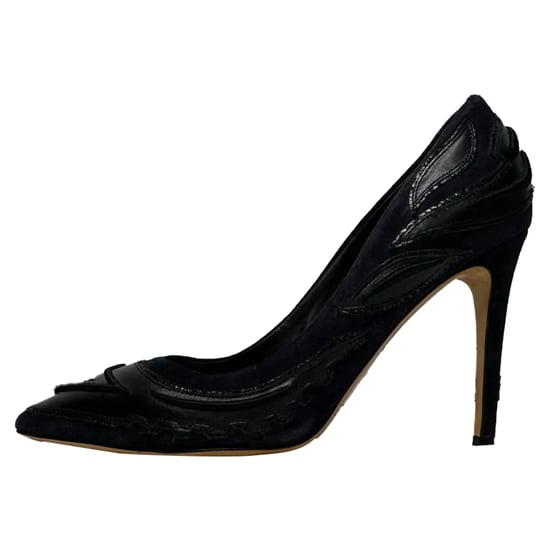 Isabel Marant Spitz zulaufende Pumps aus schwarzem Wildleder - Image 4