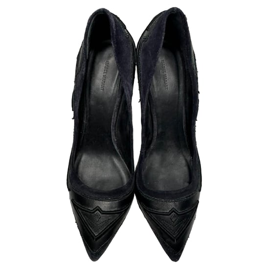 Isabel Marant Spitz zulaufende Pumps aus schwarzem Wildleder - Image 5