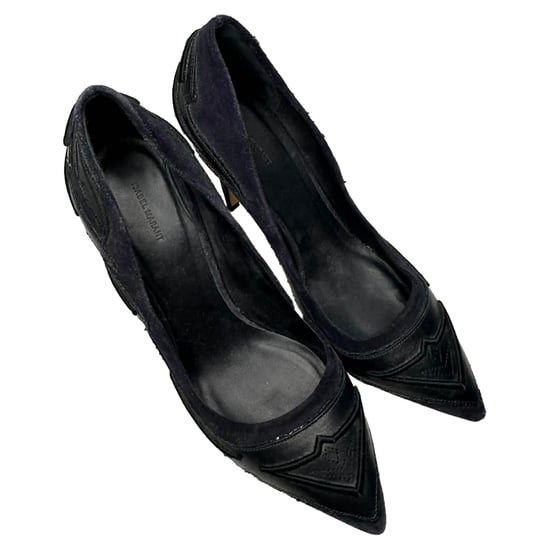 Isabel Marant Spitz zulaufende Pumps aus schwarzem Wildleder - Image 6