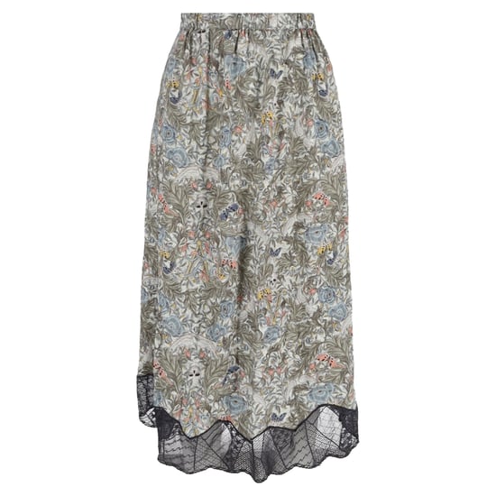 Zadig & Voltaire Joslin Midirock mit Blumenmuster aus mehrfarbiger Viskose - Image 1