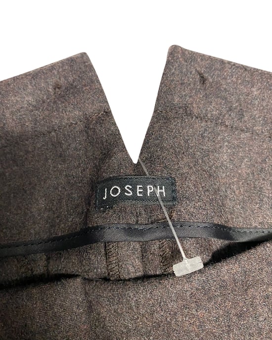 Joseph Bleistiftrock aus brauner Wolle - Image 4
