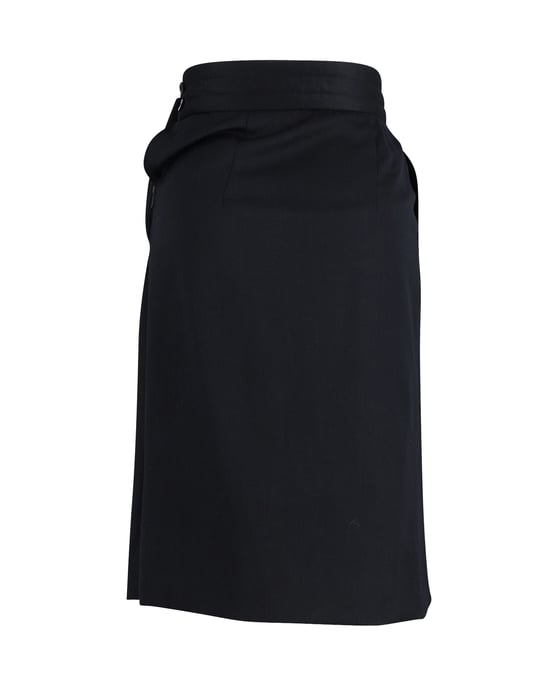 Escada Wickelrock Midi aus schwarzer Wolle - Image 3
