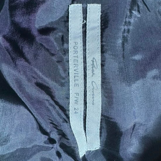 Rick Owens Midirock mit Knittereffekt aus schwarzem Lammleder - Image 5