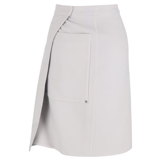 Hermès Wickelrock aus grauem Kaschmir - Image 3