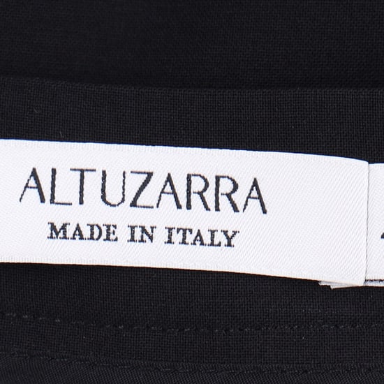 Altuzarra Midi-Bleistiftrock mit Knopfleiste aus schwarzer Wolle - Image 4