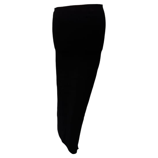 Rick Owens Drapierter asymmetrischer Midirock aus schwarzer Viskose - Image 4