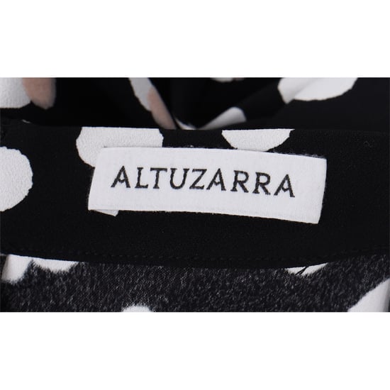 Altuzarra Polka Dot Midirock aus schwarzer Viskose - Image 4