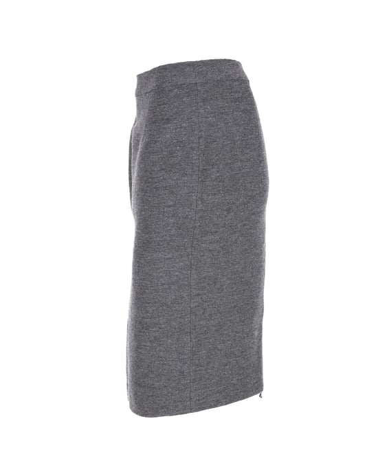 Lanvin Bleistiftrock aus grauer Wolle - Image 2
