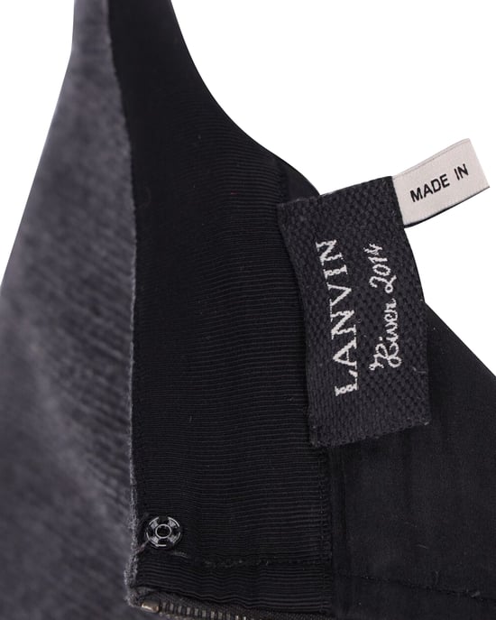 Lanvin Bleistiftrock aus grauer Wolle - Image 4