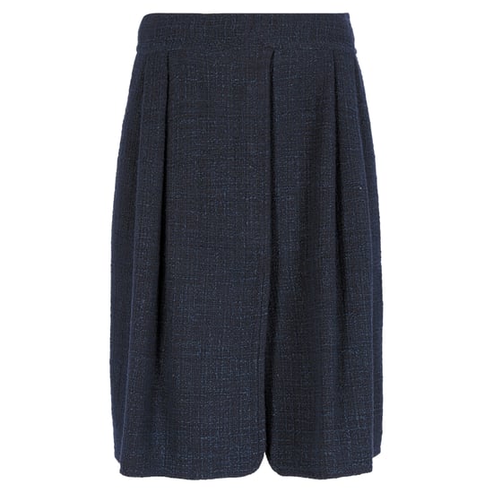 Knielanger Rock von Chanel aus marineblauer Baumwolle - Image 1