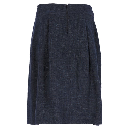 Knielanger Rock von Chanel aus marineblauer Baumwolle - Image 3