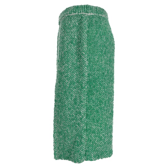 Stella McCartney Bouclé-Tweed-Midirock aus grüner Baumwolle - Image 2