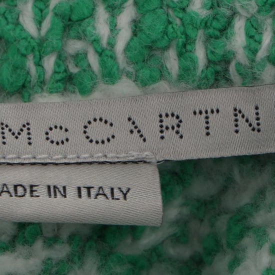 Stella McCartney Bouclé-Tweed-Midirock aus grüner Baumwolle - Image 5