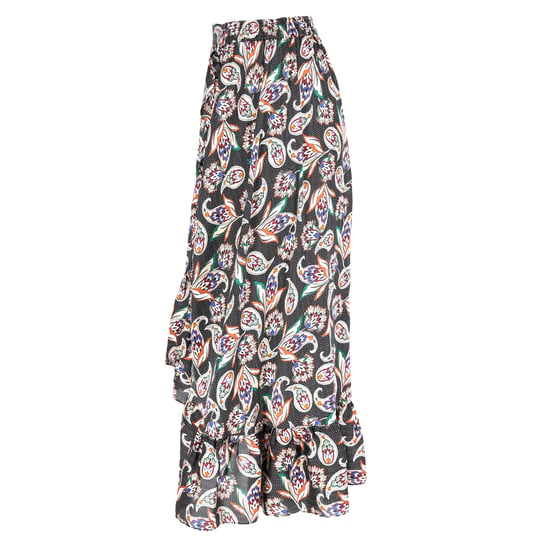 Maje Midirock mit Paisley-Print und Rüschen aus mehrfarbigem Polyester - Image 2