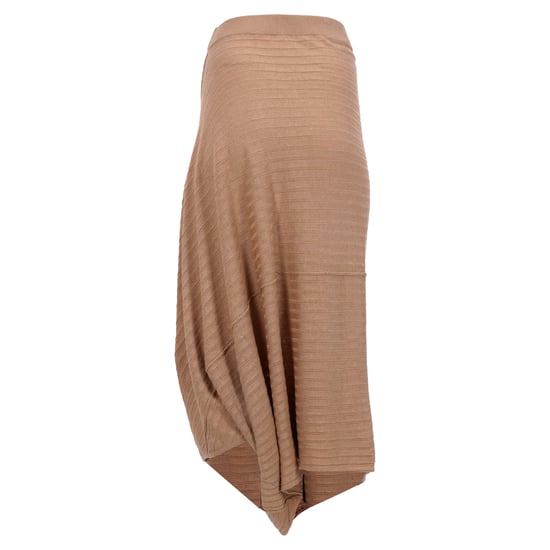 Jw Anderson – Gestrickter Midirock aus braunem Leinen - Image 3