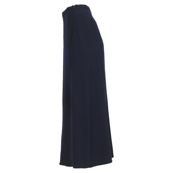 Max Mara Rüschen-Maxirock aus marineblauer Wolle - Image 2