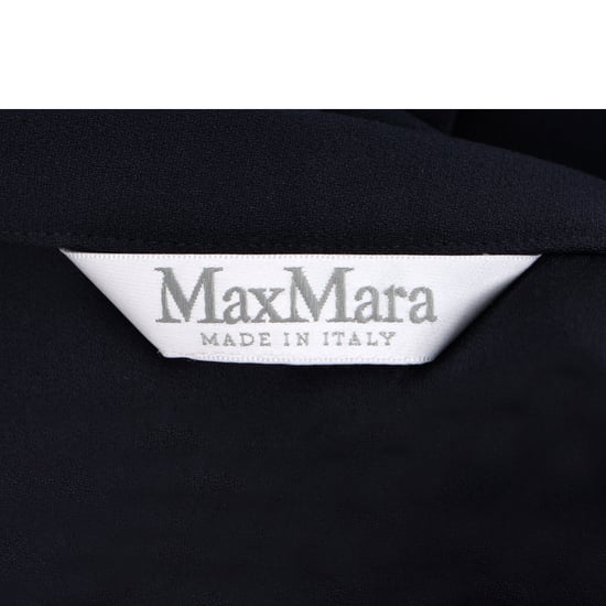 Max Mara Rüschen-Maxirock aus marineblauer Wolle - Image 4