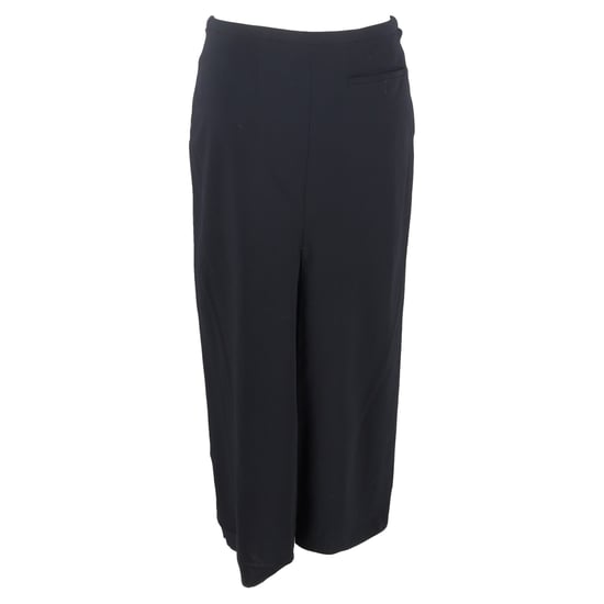 Max Mara Pre-owned Midi-Rock mit Rückenschlitz, gerade geschnitten aus Wolle - Schwarz - Image 3