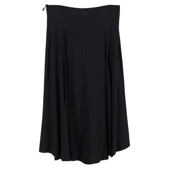 Alexander McQueen Faltenrock in Midi-Länge aus schwarzem Polyester - Image 2