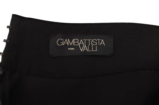 Giambattista Valli Tweed-Bleistiftrock aus grauem Leinen - Image 5