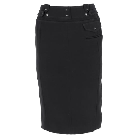 Altuzarra Midi-Bleistiftrock mit Taillendetail aus schwarzem Polyester - Image 1