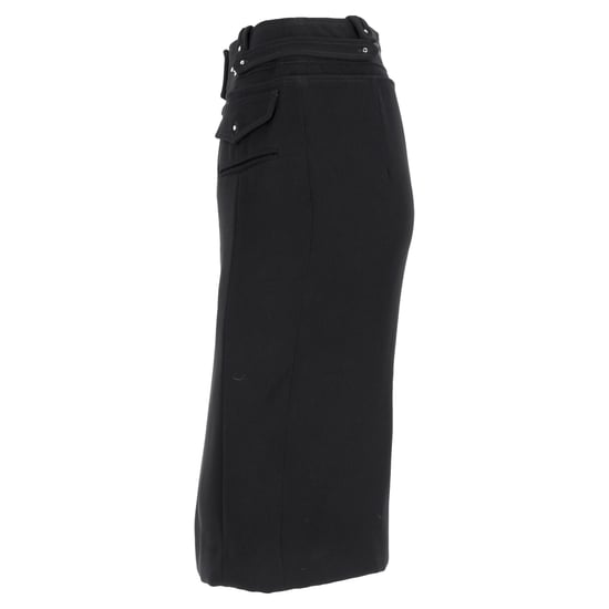 Altuzarra Midi-Bleistiftrock mit Taillendetail aus schwarzem Polyester - Image 2