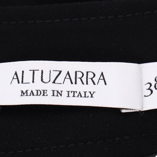 Altuzarra Midi-Bleistiftrock mit Taillendetail aus schwarzem Polyester - Image 4