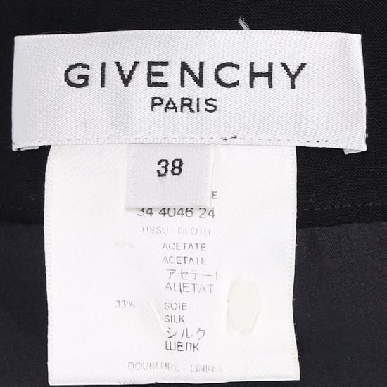 Givenchy – Midirock mit Einsätzen aus schwarzem Acetat - Image 4