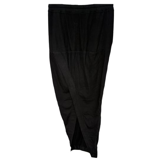 Rick Owens DRKSHDW Midirock mit Kordelzug aus schwarzer Baumwolle - Image 2