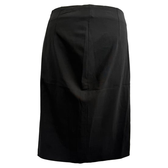 Hugo Boss Mini-Bleistiftrock aus schwarzer Wolle - Image 5