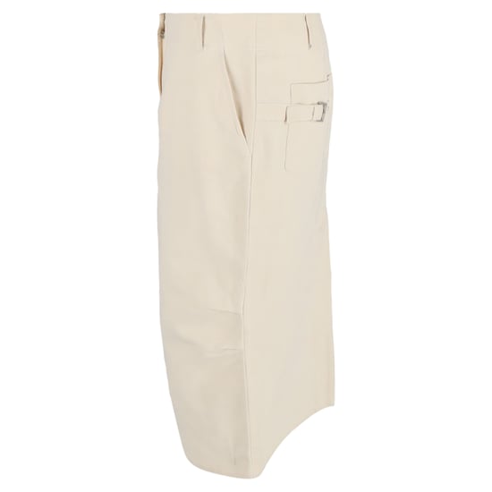 Max Mara Midirock aus cremefarbenem Leinen - Image 2